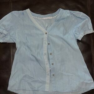 Light Blue Button-Up Shirt
